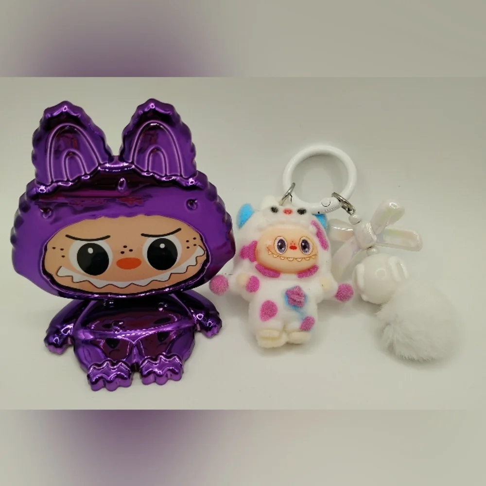 Labubu Purple Accessories Set Cute Stationery & Pouch - Picture 4 of 9